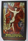 A small collection of Chagall posters and others.